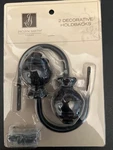 Nib Jaclyn Smith 2 Decorative Artistry Window Holdbacks - Burnished Bronze New. Price: $5.19.