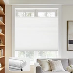 Joydeco No Tools Drill Blinds For Indoor Windows, Cordless Cell New. Price: $80.21.