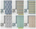 14PC Shower Curtain Set Pv Fur Bath Rug Mat & Roller Hooks Kashi Home 6 Styles New. Price: $17.99.