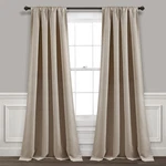 Lush Decor Insulated Rod Pocket Room Darkening Window Curtain Panels, Pair, 5... New. Price: $72.24.
