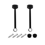 Curtain Rod Ceiling-mount Bracket,stainless Steel Holder,tt... New. Price: $35.64.