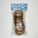 Wood Trends By Kirsch 7 Drapery Pole Rings Fits 1-3/8" Model 5602E.086 New. Price: $14.99.
