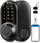 Veise RZ06 Smart Lock Front App Control Keyless Deadbolt Touch Key, Matte Black Open. Price: $57.60.
