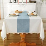 Laolitou Tablecloth For Dining Rustic Farmhouse Kitchen Tables New. Price: $62.74.