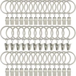 Amzseven 40 Pack Curtain With Clips, Drapery Rings, Hangers New. Price: $14.49.