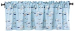 Fabric Printed Window Valance (18"X60")(NO Tiers) Sealife, School Of Fish, Lk New. Price: $15.99.