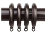 10 Pack Rod Desyne 1930-007 Cocoa Nickel Curtain Rings New. Price: $12.49.