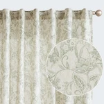Lazzzy Green Floral Linen Farmhouse Curtains 84 Inch Length Drapes For Living... New. Price: $65.94.