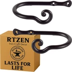 Decorative Metal Curtain Tiebacks - Farmhouse Wrought Iron Holdbacks New. Price: $34.99.