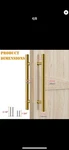 Lvyihan 24 Inch Round Stainless Steel Door Pull Push Handle Double Sided New. Price: $30.00.