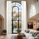 Dreaming Casa White Sheer Curtains 204 Inches Long, Rod Pocket & Back Tab Light New. Price: $91.94.