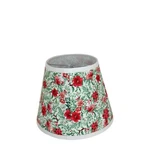 Albert Estate Ltd., 12" Poinsettia Fabric Clip-on Lamp Shade New. Price: $39.50.