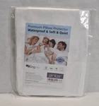 Kingnex Pack Feather Proof Pillow Protectors 28" For Euro Square New. Price: $11.99.
