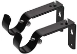 Jushengxmx Curtain Bracket Set Of 2 Black Metal Wall Mount 1 Or 7/8 Inch Rods... New. Price: $17.39.