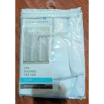 White Crochet Cafe Kitchen Curtains Tier Pair 29X36 Rod Pocket Set Of New. Price: $7.95.