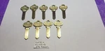 9 Ornate Corbin X1-77-6 Locksmith Original Key Blanks New Old Stock. Price: $42.54.