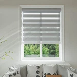 Changshade 85% Blackout Window Blinds Roller Sheer Shades Zebra Anti Uv New. Price: $48.44.
