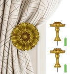 Remunkia Curtain Holdbacks, Gold Vintage, Tiebacks ... New. Price: $19.04.