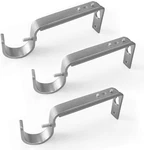 Curtain Rod Holders Silver Heavy Duty Adjustable Brackets For 7/8 1 Inch New. Price: $19.66.