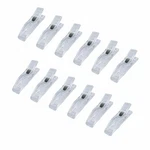12 Clips For Pleated Paper Blinds Shades, Clear Plastic Wind... New. Price: $15.75.