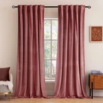 Velvet Curtains 52 X 96 Pack Of Blackout Thermal Dusty Rose Miulee Inches New. Price: $89.99.