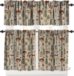 Window Valance Vintage Woodland Vanilla Print Decorative Curtains For Bedroom... New. Price: $55.99.