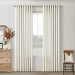 Natural Linen Curtains 84 Inches Long 2 Panels Set For Living Room Grommet Pr... New. Price: $43.81.
