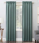 One Panel Sun Zero Barrow Energy Efficient Rod Pocket Curtain 54" X 84" New. Price: $17.99.