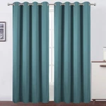 Lemomo Sea Teal Thermal Blackout CURTAINS/52 X 84 Inch/set Of Panels Room Dark New. Price: $38.29.