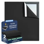 Sinotalent Adhesive Blackout Curtains For Bedroom Living 36 Inches Long ... New. Price: $35.99.
