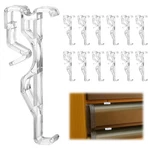 12 Pcs Valance Clips 2.75 Inch Clear Hidden Retainer Holder Plastic Blinds Cl... New. Price: $16.12.