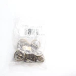 (10-PK) Rod Desyne Noise-canceling Curtain Rings W/clip Antique Brass 5/8" Open. Price: $20.11.