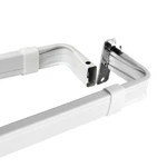 Lockseam 2-INCH Clearance Window Curtain Rod Set 48 To 84-INCH New. Price: $22.53.