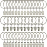 40 Pack Curtain With Clips, Drapery Rings, Drapes 1.26 New. Price: $21.99.