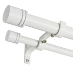 Vimayta Double Curtain Rods 144-164 Inches For Windows Diameter New. Price: $89.64.