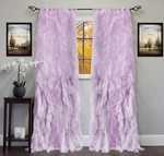 Sweet Home Collection 2 Pack Window Panel Sheer Voile Vertical Ruffled Waterfall New. Price: $16.99.