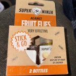 2 Bottles Super Ninja Fruit Fly Highly Effective Ecological Traps New. Price: $13.00.