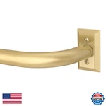 Hei! Dear Gold Curtain Rods Heavy Duty Wrap Around For Windows 48 New. Price: $29.98.