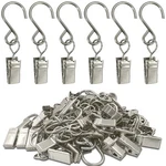 Amzseven Stainless Steel Hooks Curtain Clips, 50 Pack Hanging Party Lights ... New. Price: $17.06.