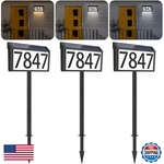 Maxvolador 3-PACK Solar Powered Address Sign House Numbers Waterproof 3-COLOR New. Price: $99.18.