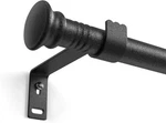 5/8 Black Curtain For Window 16 To 52 Inch, Small Rod... New. Price: $18.42.