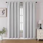 Cucraf Grayish White Blackout 52"W X 72"L (pack Of 2), Greywish New. Price: $36.28.