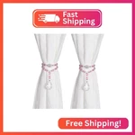Suq Ome 1 Pair Of Luxury Crystal Beaded Magnetic Curtain Tieback And Holdback New. Price: $23.80.
