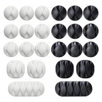 Pieces Adhesive Cable Clips Viaky Wire Management Desk 24PCS-B&W New. Price: $30.96.