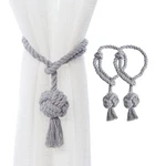 2 Pack Rustic Curtain Tiebacks - Outdoor Drapery Holdbacks Holders ... New. Price: $15.67.