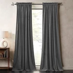 Pony Dance Blackout Grey Velvet Curtains 96 Inches For Bedroom - Thermal Rod ... New. Price: $73.12.