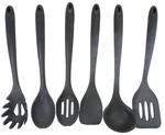 6 Pcs Grey Silicone Cooking Utensils Kitchen Starpack "like Boss" Grilling Xl Used. Price: $32.00.