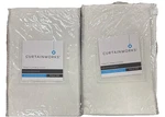 Curtainworks Trinity Crinkle Voile One Pole Top Panel Pack Of 2 New. Price: $14.99.