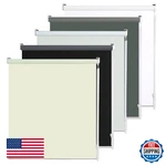 Allbright 100% Blackout Cordless Roller Shades For Windows, Thermal Insulated Uv New. Price: $96.53.