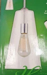 Hunter 1-LIGHT Pendant Chrome Finish & Clear Glass Cone Shade M12145 New. Price: $54.98.